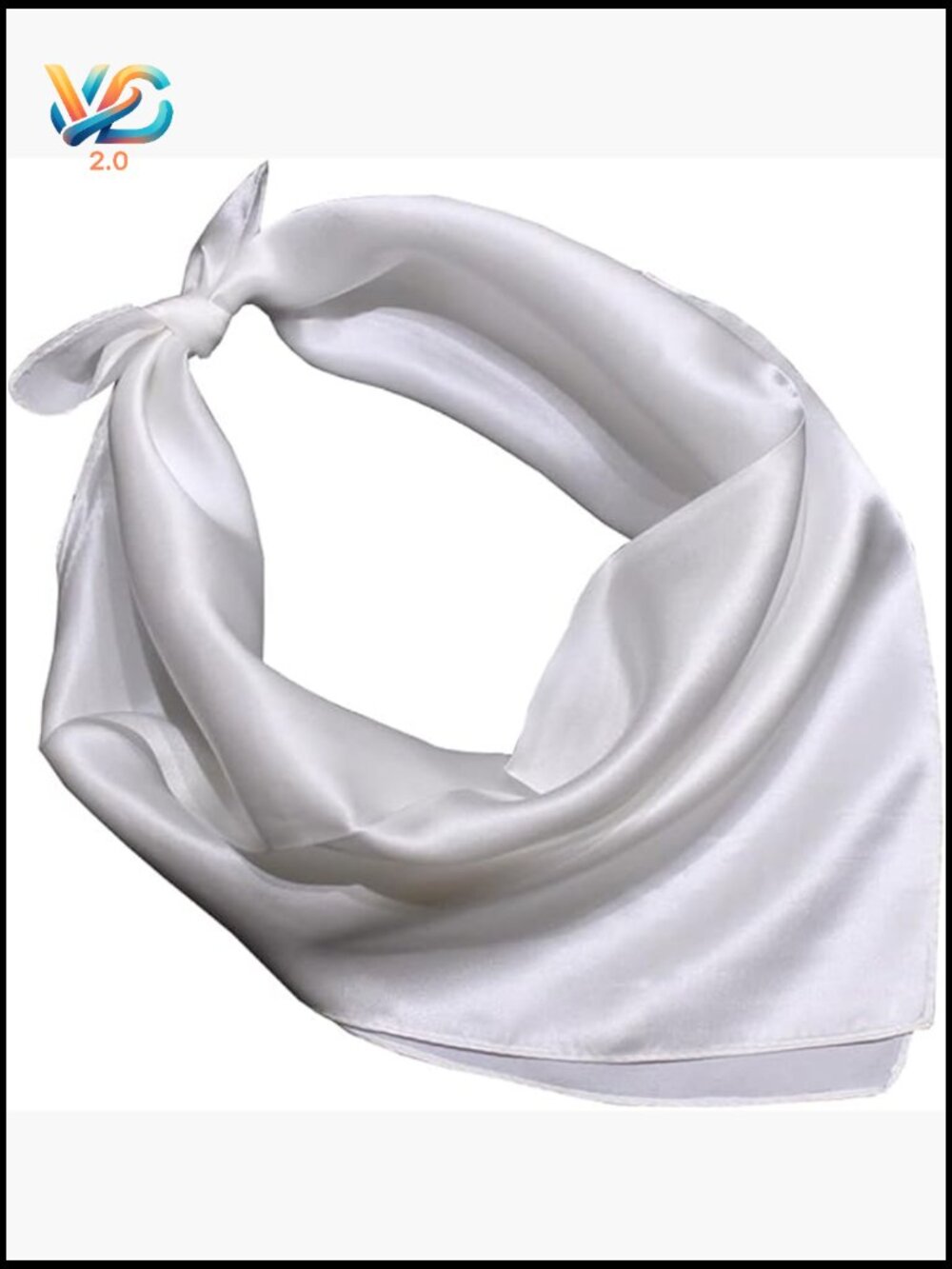 21x21 Square Silk Scarf Hair Head Wrap Women Fashion Accessory